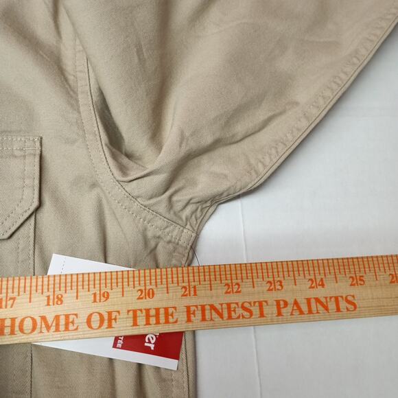 Wrangler Jacket Overshirt Outdoor Work Shacket Size S Beige - Picture 6 of 9